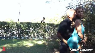 Blond Public Humiliation and Screwing