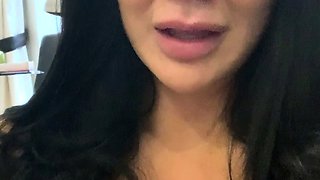 Busty blonde amateur takes creampie pov