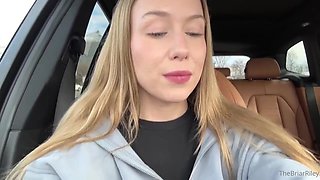 Briar Riley Uses A Fake penis In A Public Toilet