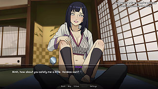 Naruto: Kunoichi Trainer - 18yo Hinata Hyuga Big Ass Teen Gets Her Tight Little Pussy Fucked Doggy Style And Creampied