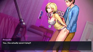 Molded anime babe Hotbhabi with massive boobs in summertime vibe