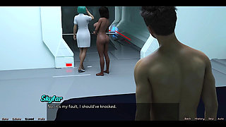 Stranded in Space - Hot Busty Ebony MILF Plays with Her Pussy and Begs Me to Fuck Her in Her Bed