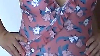 On the Beach, My Friend's Stepson Jerks off Looking at Me in a Bikini and Wants to Fuck Me