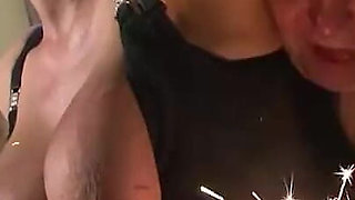 Humiliating chaining masked girl