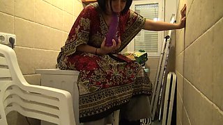 My StepMom Susan Craves My Tongue On Her Hairy Pussy In The Kitchen
