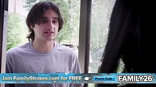Payton Preslee's DNA Test Shock! Cheating Husband's Stepson Pounds Her Shaved Pussy - Taboo Family Sex