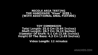 Nicole Aria Testing The Handmade Khun Size L (With Additional