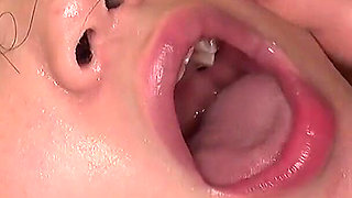 Meari Tsuji Covers Ai Sano’s Face in Saliva While Ai Licks Her Nipples
