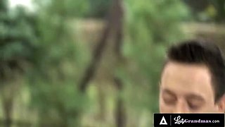 Horny Stepson Fucks Divorced Stepmom - Big Tits Granny Nikki Nuttz Deep Throat & Doggystyle