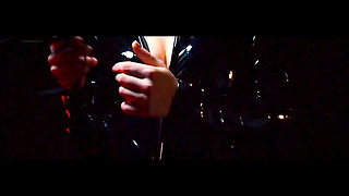 Busty Dominatrix Drenches Bound Slave in Sloppy Golden Shower