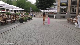 Kira Flashes Nude Publicly