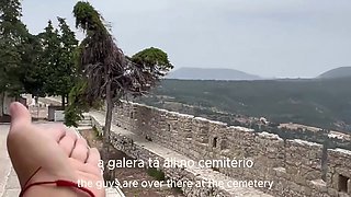 Transando Em Um Castelo Ponto Turistico Da Europa Damiana Flowers, Sextrip Pela Europa Min With Acro Rod