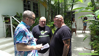 Gorgeous Ameena Green Mini Gangbang