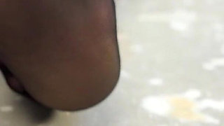 POV BBW Mistress Catastrov Stocking Worship - Sniff My Sweaty Stockings