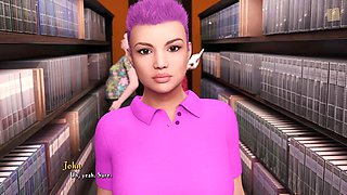 Being a dik, anime teen, big ass