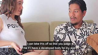 Martina Blatantly Flirts with Father's Buddy