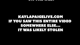 Busty MILF Kayla Paige Strips in the Kitchen!