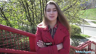 Olivia Sparkle's gloryhole clip by Public Agent