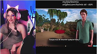 (partie 54) He Is Embarrassed By The Situation ( Treasure Of Nadia Porngame ) - Gamer Girl