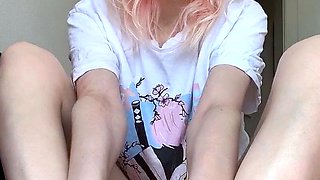 Naughty amateur teen has a voyeur fetish