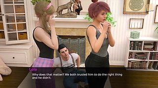 Steamy visual novel featuring a hot blonde with big boobs