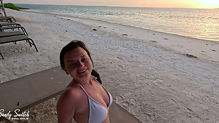 Femdom in Paradise Outdoor Worship on the Beach