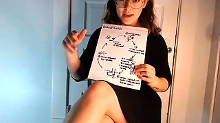 Beautiful teen brunette Jessica Sinn masturbates