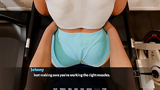 Busty Stepmom Touching Herself After Doing Gym Workout with Me