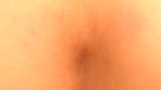 Masturbating with a Dildo From Behind