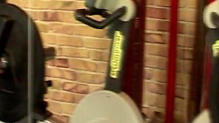 Fitness Girls - Horny Gym Babes Get Pounded Hard After Workout Sweat