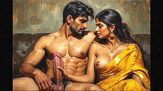 Naught indian wife cheats on her husband with his best friend in office