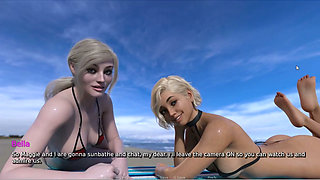 My Hotwife - Gameplay - Roleplay - Wife and Her Friend Shares BBC at Beach
