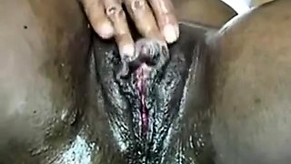 Oiled up and spread black chick