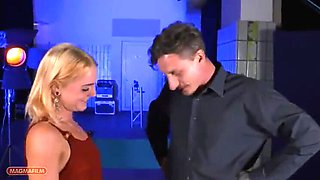 German MILF with Small Tits and Big Nipples Gets Anal Fuck and Facial