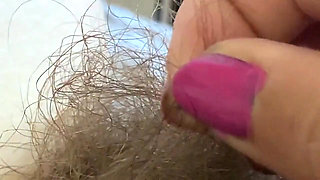 Extreme close-up big clit vagina asshole mouth giantess fetish video hairy body!