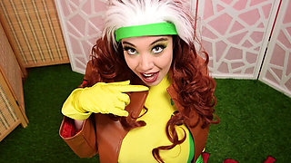 X-men: Rogue Dick Drain!! Succubus MILF