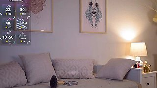 Stacked brunette goes solo toys and masturbation