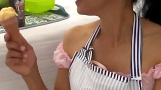 Sneaky Peak Sundae School Including: Blindfold, Sit on Face, Food Fetish, Fingering