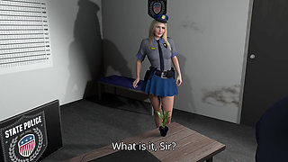 Sexy and Innocent Female Cop Humiliated and Gangbanged.
