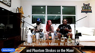Adult Star Podcast with Arietta Adams Hosted by Mrflourish and Ace Bigs