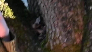 Boozing Tea and Licking Tits! Outdoors Extra Before Full Scene Fun