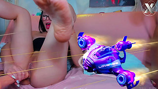 My Lesbian Girlfriend Strap-on Fucks Me Until She Destroys Me