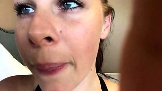 Beautiful brunette with big boobs jerk off instrucions