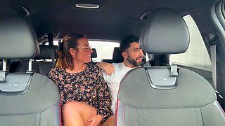 Real amateur brunette beauty public fuck