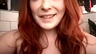 Redhead MILF Fucked On Her Big Boob