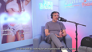 Cristinavegas, a Latina Webcam Model, Breaks Her Clitoris Riding the Fucking Machine on Juanbustospodcast.