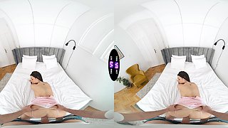 Matty Mila rides a big dick in stunning virtual reality