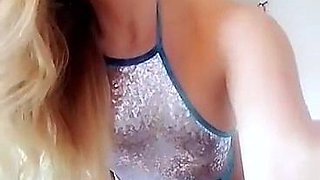 Amateur pantyhouse webcam teen strips and strokes her vagina