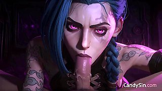 Tattooed Jinx Melts With Soft Doggystyle Caresses AI PORN