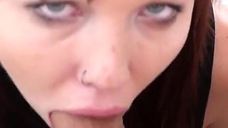 Teen Zoey Taylor POV No Hands Blowjob and Cum Swallow